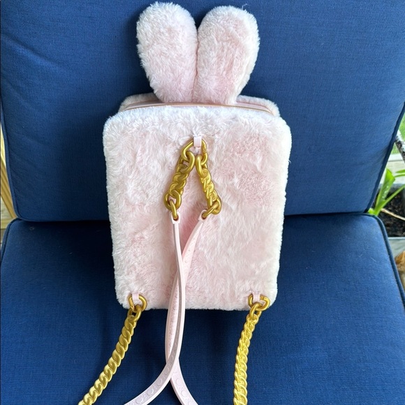 Pink and White Bunny Plush Bag with Kawaii Design - Picture 5 of 7